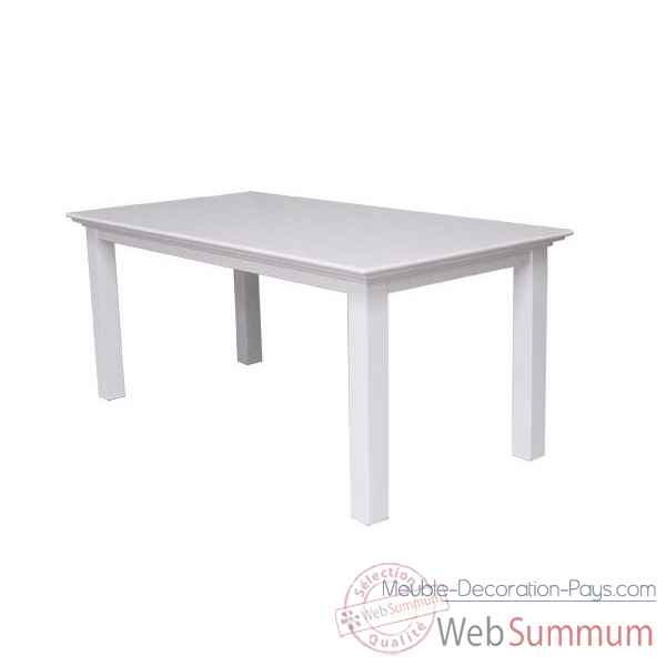 Table blanche 180 cm collection halifax Nova Solo -T759-180