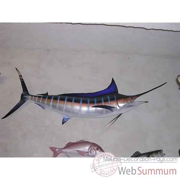 Trophee poisson des mers tropicales Cap Vert Marlin bleu -TR056