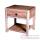 Table de chevet 1 tiroir avec 1 niche en bois naturel vieilli Meuble d