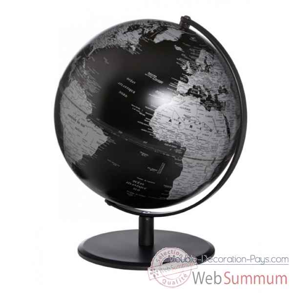Globe pluto noir mat emform -se-0832