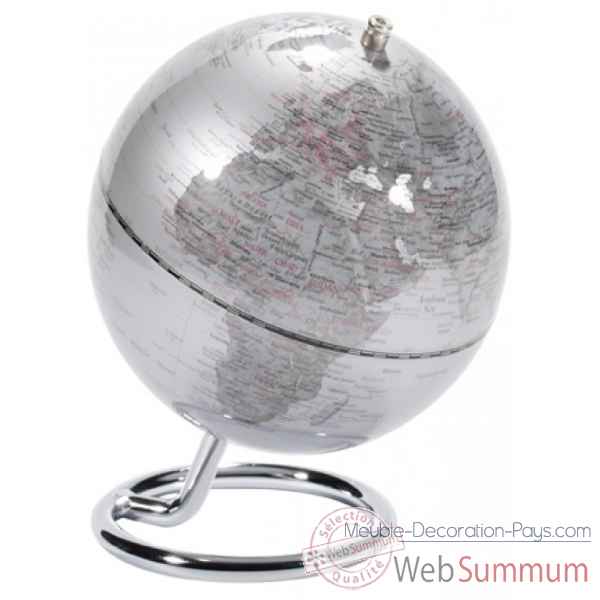 Mini globe galilei argent emform -se-0469