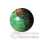 Globe Terrestre Vaugondy Couleur 14 cm -amfgl213