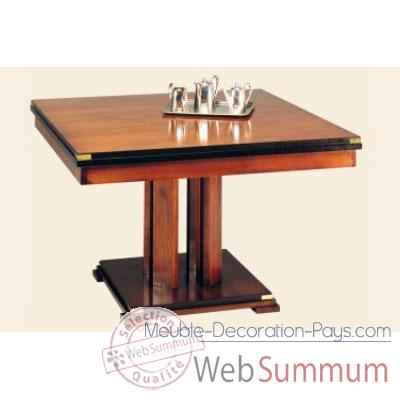 Table de repas \'Square\', avec patine, avec 1 allonge de 50 cm, époque 19ème - 120 x 78 x 120 cm - SQ-059b