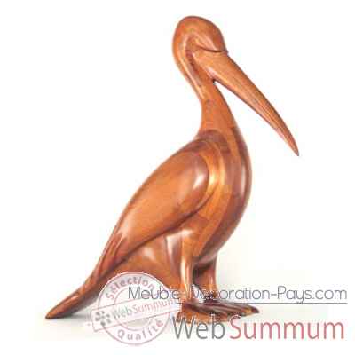 La pelican a terre en resineux 75 cm Lasterne -OPE075