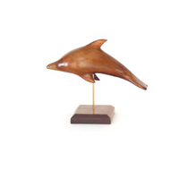 Lasterne - Les miniatures sur socle - Le dauphin en mer - 22 cm - Last-ADA022S-R