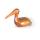 Lasterne-Miniature à poser-Le pélican nageant - 17 cm - PE18R
