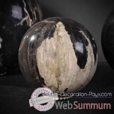 Boule de bois fossile pm (java) Objet de Curiosite -MI063