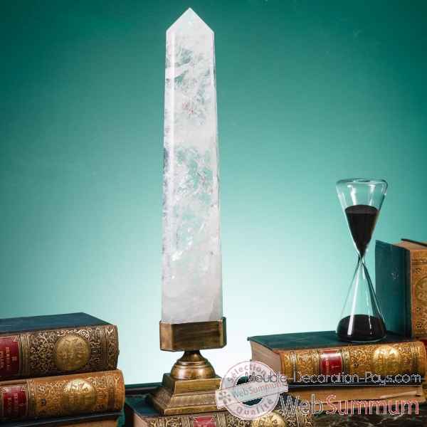 Cristal de roche ht43-50cm Objet de Curiosite -PUMI295-3