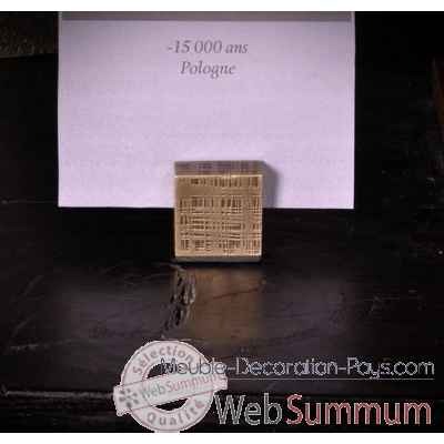 Cube laiton porte etiquette Objet de Curiosite -DA188