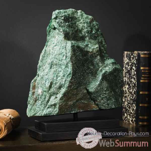 Fuchsite verte du bresil (brut) Objet de Curiosite -PUMI908-6