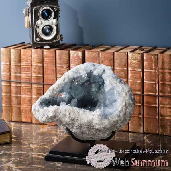 Geode de celestite tgm - madagascar Objet de Curiosite -PUMI560-3