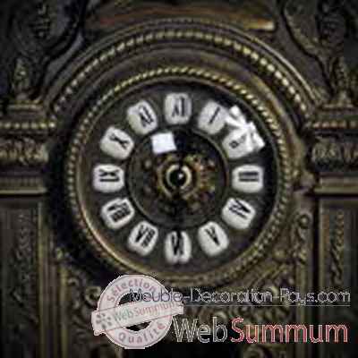 Horloge a balancier en laiton antique Objet de Curiosite -DL116