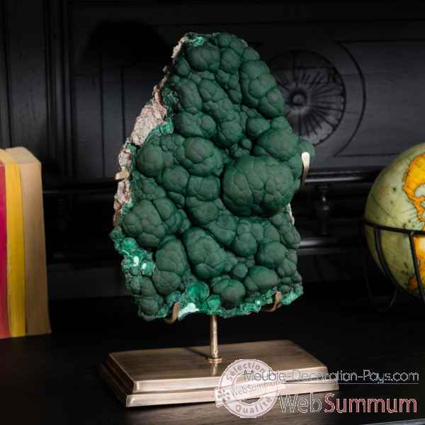 Malachite concretionnee -congo Objet de Curiosite -PUMI614-2