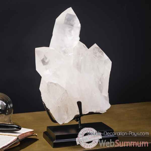 Pointe cristal blanc (7.7kg) - bresil Objet de Curiosite -PUMI1041