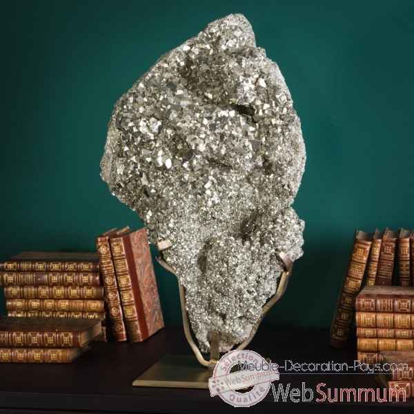Pyrite en bloc du perou 35kg Objet de Curiosite -PUMI936