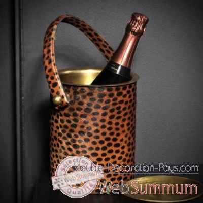 Seau a champagne avec motifs leopard Objet de Curiosite -DA202