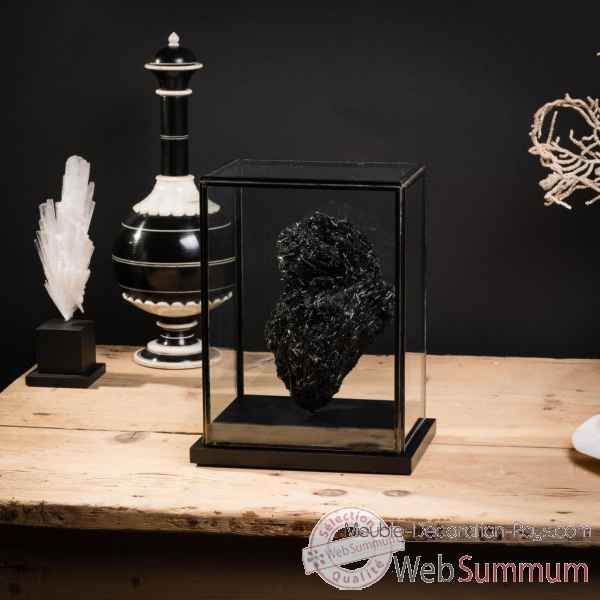 Tourmaline fibreuse de guangxi (ht 17cm) Objet de Curiosite -PUMI577