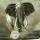 Peinture éléphant dyptique artisanat Indonésien -64962
