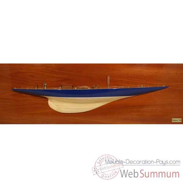 Maquette Voilier demie coque-Endeavour - DCENDE 75 cm