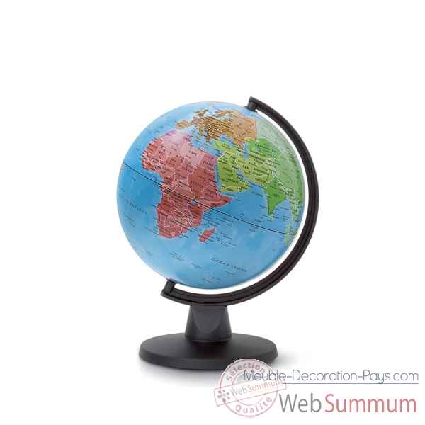 Globe non lumineuxmini 16 continenti mini cartographie continents 16 cm (diametre) Sicjeg